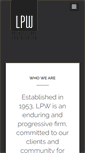 Mobile Screenshot of lpwarchitecture.com